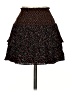 Altar'd State 100% Rayon Polka Dots Black Brown Casual Skirt Size XS - photo 2
