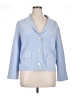 BARBARA LOHMANN Blue Cardigan Size XL - photo 1