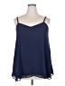 Torrid 100% Polyester Blue Sleeveless Blouse Size 2X Plus (2) - photo 1