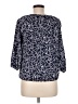 MICHAEL Michael Kors Blue 3/4 Sleeve Blouse Size M - photo 2