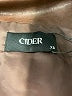 Cider 100% Polyester Solid Brown Jacket Size XS - photo 6