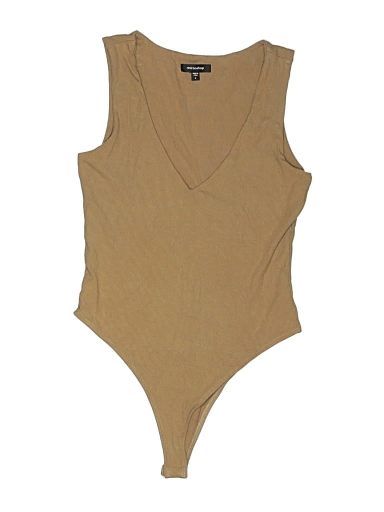 Pre-owned Mittoshop Bodysuit In Tan