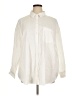 Old Navy 100% Cotton Solid Ivory Long Sleeve Button-Down Shirt Size XL - photo 1