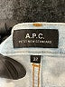 A.P.C. 100% Cotton Stripes Blue Jeans Size 32 waist - photo 7