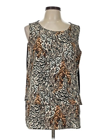 DG^2 by Diane Gilman Sleeveless Blouse (view 1)