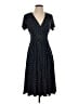 L.L.Bean Polka Dots Blue Casual Dress Size XS - photo 1