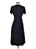 L.L.Bean Polka Dots Blue Casual Dress Size XS - photo 2