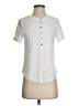 Unbranded White Short Sleeve Henley Size S - photo 1