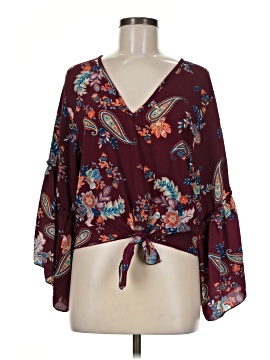 Lavender Field 3/4 Sleeve Blouse