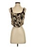 Cider 100% Polyester Brown Sleeveless Blouse Size S - photo 1
