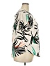 Torrid Tropical Ivory Short Sleeve Blouse Size 2X Plus (2) - photo 4
