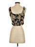 Cider 100% Polyester Brown Sleeveless Blouse Size S - photo 2