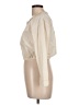 Zara 100% Cotton Ivory Long Sleeve Blouse Size L - photo 5