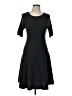 Neiman Marcus Solid Black Casual Dress Size L - photo 1