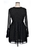 Leyden 100% Polyester Polka Dots Black Casual Dress Size XL (petite) - photo 1