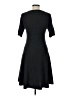 Neiman Marcus Solid Black Casual Dress Size L - photo 2