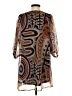 Unbranded Paisley Brown Casual Dress Size S - photo 2