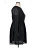 Leyden 100% Polyester Polka Dots Black Casual Dress Size XL (petite) - photo 4