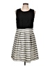 41Hawthorn Stripes Silver Cocktail Dress Size L - photo 1