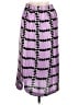 Compania Fantastica 100% Polyester Print Purple Casual Skirt Size M - photo 2