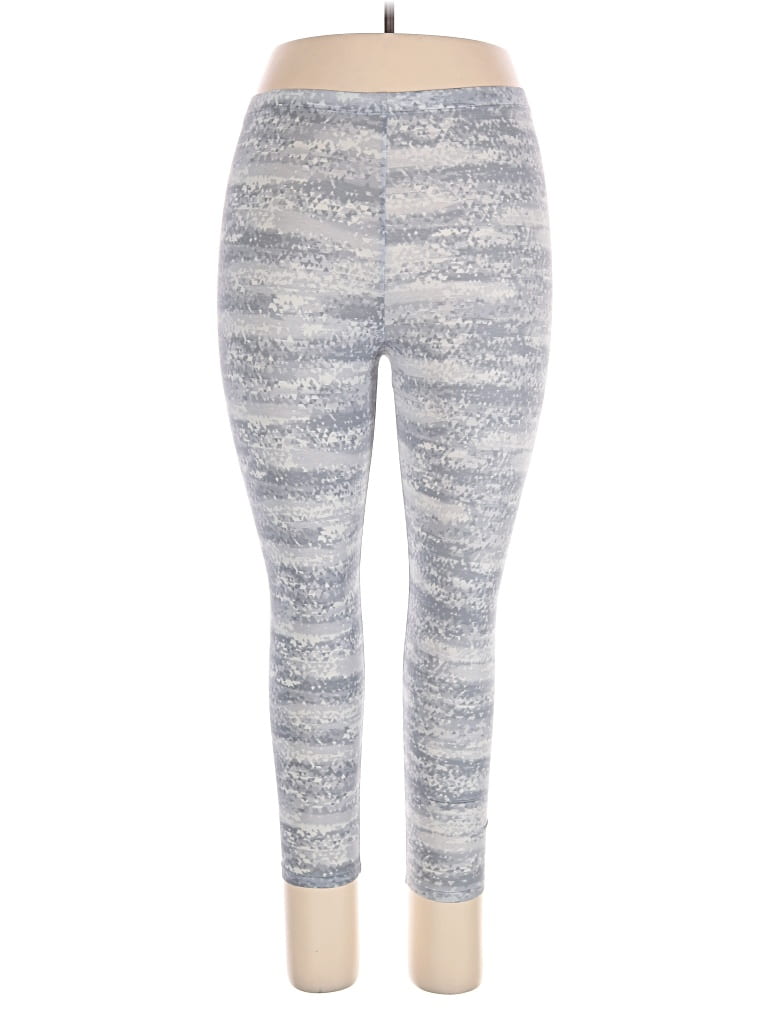 Pre-owned Free Country Leggings In Blue