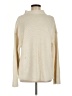 Darling Solid Ivory Turtleneck Sweater Size M - photo 1