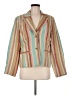 Coldwater Creek 100% Linen Stripes Ivory Blazer Size M - photo 1