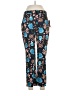 Merona Floral Blue Casual Pants Size 6 - photo 1