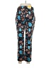 Merona Floral Blue Casual Pants Size 6 - photo 2