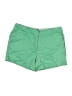 British Khaki Solid Green Khaki Shorts Size 2 - photo 1