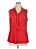 Tahari by ASL 100% Polyester Red Sleeveless Blouse Size XL - photo 1