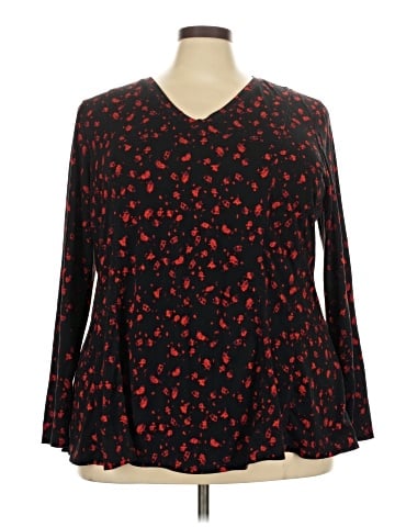 Lane Bryant Long Sleeve Blouse (view 1)