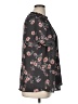 Torrid 100% Polyester Floral Black Short Sleeve Blouse Size 1X Plus (1) - photo 4