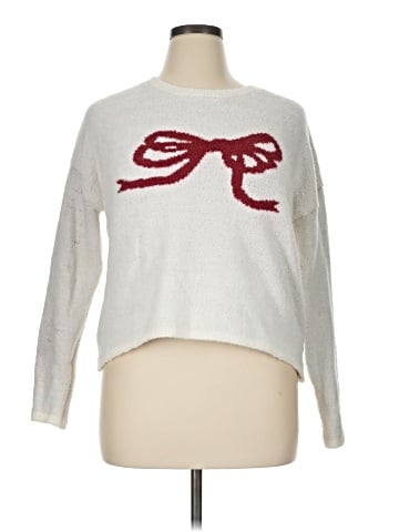 Happily Grey Pullover Sweater (view 1)
