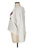 Happily Grey White Pullover Sweater Size XL - photo 5