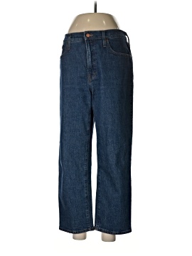 Madewell The Petite Perfect Vintage Straight Crop Jean in Edendale Wash (view 1)