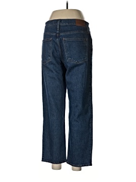 Madewell The Petite Perfect Vintage Straight Crop Jean in Edendale Wash (view 2)