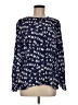 Elementz 100% Polyester Blue Long Sleeve Blouse Size M - photo 1