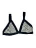 Athleta Stripes Black Swimsuit Top Size M - photo 1