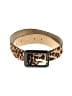 Talbots 100% Leather Animal Print Brown Leather Belt Size XS - photo 1