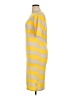 Lularoe Stripes Yellow Casual Dress Size XL - photo 5