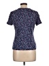 Studio Works 100% Cotton Floral Blue Short Sleeve T-Shirt Size L (petite) - photo 2