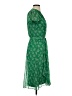MSK 100% Polyester Green Casual Dress Size 4 Petite - photo 4