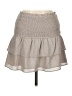 Storia Solid Gray Casual Skirt Size M - photo 1