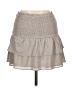 Storia Solid Gray Casual Skirt Size M - photo 2