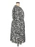 Ann Taylor LOFT 100% Polyester Gray Casual Dress Size 20 - photo 4