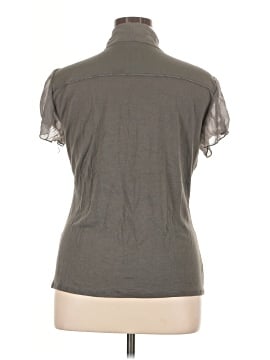 New York & Company Short Sleeve Blouse (view 2)