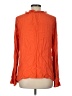 wonderly 100% Rayon Orange Long Sleeve Blouse Size L - photo 2