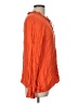 wonderly 100% Rayon Orange Long Sleeve Blouse Size L - photo 4