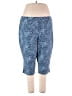 Women With Control Animal Print Blue Active Pants Size 2X (petite) - photo 1